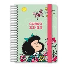 AGENDA ESCOLAR 23/24 A/6 D/P MAFALDA PRIMAVERA GRAFOPLAS