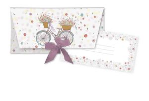 SOBRE REGALO LAZO + TARJETON BICICLETA