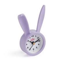 RELOJ DESPERTADOR CONEJO LILA BACK2FUN 25 MR
