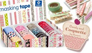 CINTA ADHESIVA DECORADA 15MMX5MT MASKING TAPE