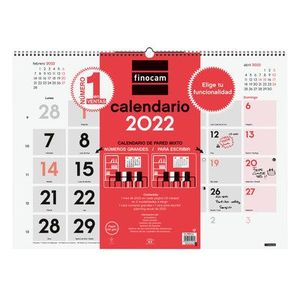 CALENDARIO PARED MIXTO XL 2022 FINOCAN
