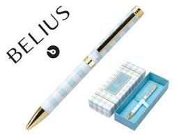BOLIGRAFO PICNIC ALUMINIO AZUL BELIUS