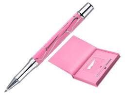 BOLIGRAFO + TARJETERO COCKTAIL COSMOPOLITAN ROSA BELIUS