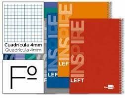 BLOC FOLIO 80HJS 60GRS CUADROS (ZURDOS) LDP