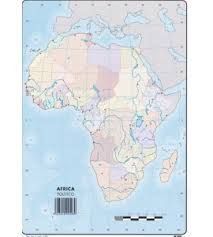 MAPA MUDO AFRICA POLITICA SELVI