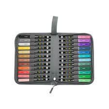 ROTULADOR ACRYLIC PUNTA CONICA 2-3MM ESTUCHE 24 COLORES CAMPUS