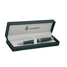 BOLIGRAFO + ESTUCHE ANODIZADO REAL MADRID CYP