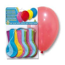 GLOBOS PASTEL OPACO (10P) 22-31CMS BOLSA 24 GLOBOLANDIA
