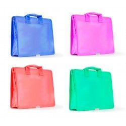 MALETIN CREMALLERA + ASAS LISO ROJO PRYSE