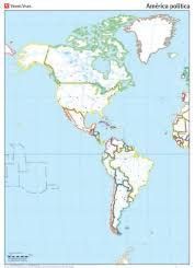 MAPA MUDO AMÉRICA POLÍTICA 