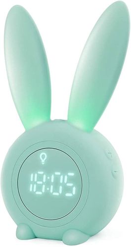 RELOJ DESPERTADOR RABBIT C/LUZ MULTIFUNCION UMAY