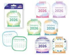 CALENDARIO 2026 SOBREMESA MINI ESPIRAL BISMARK