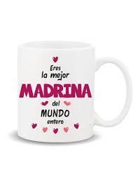 TAZA PORCELANA MADRINA ERES LA MEJOR ... ALEX BOG