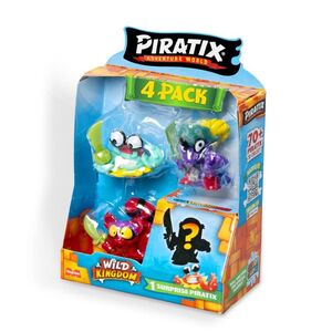 4 PACK PIRATIX WILD KINGDOM