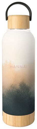 BOTELLA TERMO BAMBU 500ML LOS ARBOLES HANNAI