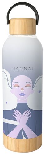 BOTELLA TERMO BAMBU 500ML MEDITA HANNAI