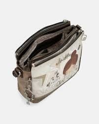 BOLSO BANDOLERA 3 CREMALLERAS SOPHIA ANEKKE