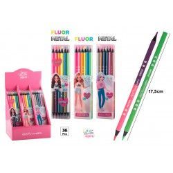 SET 3 LAPICES DOBLE FOSFO/METAL BIG DREAM GIRLS