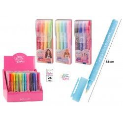 SET 4 ROTULADORES OUTLINE BIG DREAM GIRLS