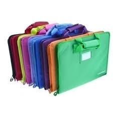 MALETIN C/ASAS Y CREMALLERA COLOR LINE OFFICE BOX