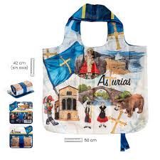 BOLSA PLEGABLE RECUERDO ASTURIAS JAVIER