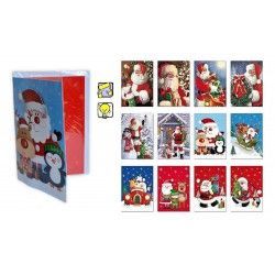 POSTAL NAVIDAD LUZ Y MUSICA SORT