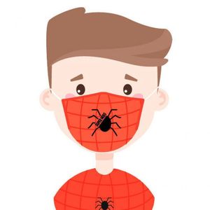 MASCARILLA SUPERHEROE ARAÑA CON FILTRO DE CARBON 6/12 AÑOS