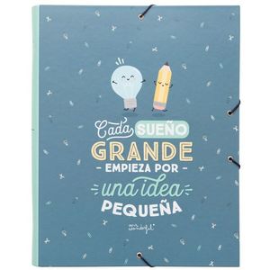 CARPETA SEPARADORA CADA SUEÑO GRANDE EMPIEZA CON UNA IDEA PEQUEÑA MR. WONDERFUL