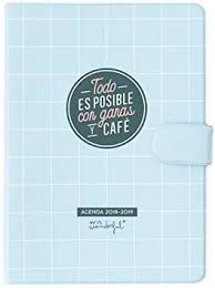 AGENDA ESCOLAR CLÁSICA PEQUEÑA SEMANA VISTA 2018-2019 MR. WONDERFUL