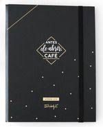AGENDA ESCOLAR CON ANILLAS NEGRA SEMANA VISTA 2018-2019 MR. WONDERFUL
