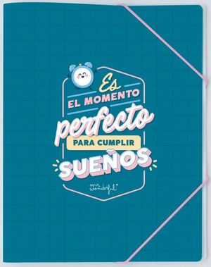 CARPETA CON HOJAS TRANSPARENTES ES EL MOMENTO PERFECTO PARA CUMPLIR SUEÑOS