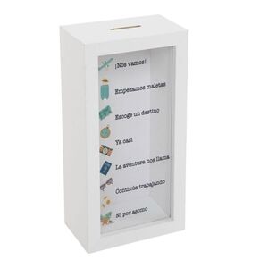 HUCHA DE MADERA VIAJES DCASA