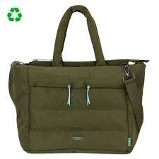 TOTEBAG BOLSO PC DRD4 KAKI PEPITA VIAJERA