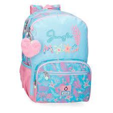 MOCHILA DOBLE ADAPTABLE JUNGLE MOOD AZUL ENSO