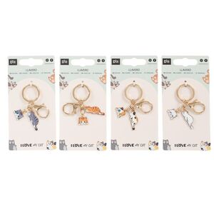 LLAVERO METAL GATOS DCASA