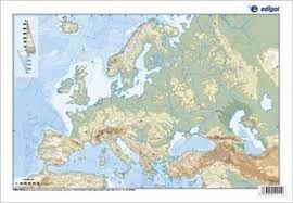 MAPA MUDO EUROPA FÍSICO EDIGOL
