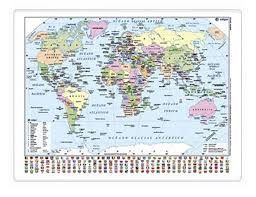 EDIGOL MAPA POSTER MAPAMUNDI FISICO POLITICO 50X70