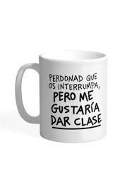 TAZA PORCELANA 350ML PROFE DAR  CLASE ... PEDRITA PARKER