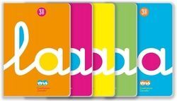 LIBRETA A/4 50HJS 90GRS POLIPRO CUADROVIA 3MM LAMELA