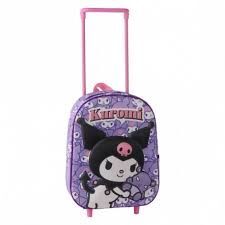 MOCHILA GUARDERIA TROLEY HELLO KITTY KUROMI 3D CERDA