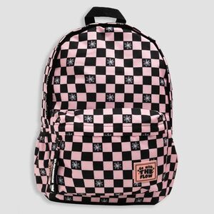 MOCHILA ROSA Y NEGRO GO WITH THE FLOW MR WONDERFUL