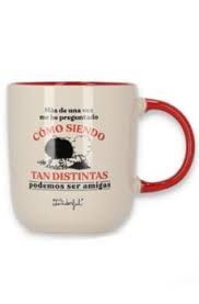 TAZA MAFALDA COMO SIENDO TAN AMIGAS ... MR WONDERFUL