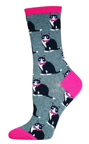 CALCETINES ALGODON (T36-41) GATOS MIAU SOCKSMITH