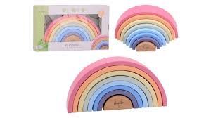 JUGUETE ROMPECABEZAS MADERA ARCO IRIS JOUECO