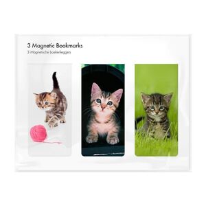 SET 3 MARCAPAGINAS MAGNETICOS GATOS WEBSHOP ARTE