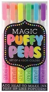 MAGIC PUFFY PENS 6 (EFECTO 3D) OOLY