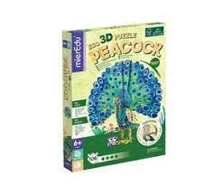 ECO 3D PUZZLE PAVO REAL MIEREDU
