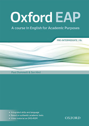 OXFORD GRAMMAR EAP PRE-INTERMEDIATE/B1 STUDENT'S +DVD-ROM PACK (OXFORD)