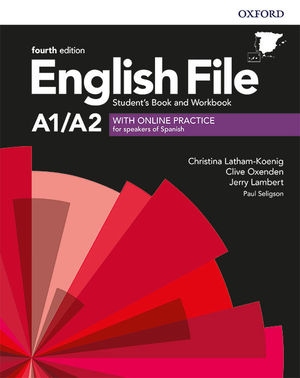ENGLISH FILE (A1/A2/ELEMENTARY) PACK STUDENT'S BOOK AND WORKBOOK +KEY (OXFORD)