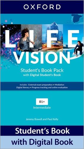 LIFE VISION (B1+) INTERMEDIATE STUDENT'S BOOK PACK +DIGITAL STUDENT'S BOOK (OXFORD)